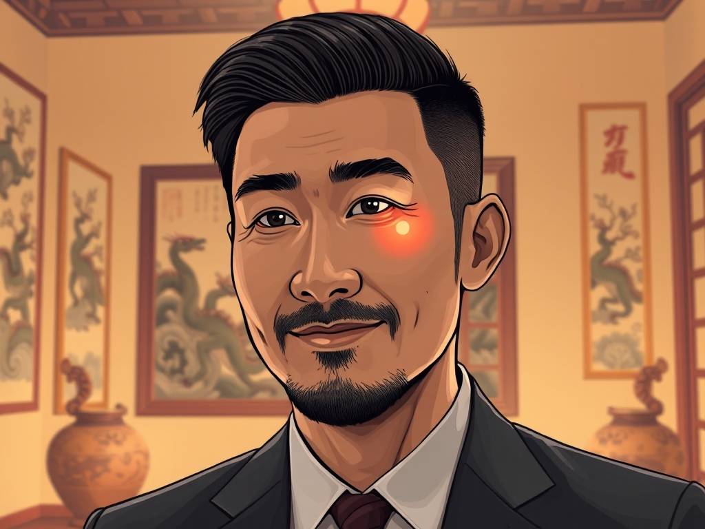 男人麪(miàn)部痣相图解大全 額(é)头有痣福禄双全