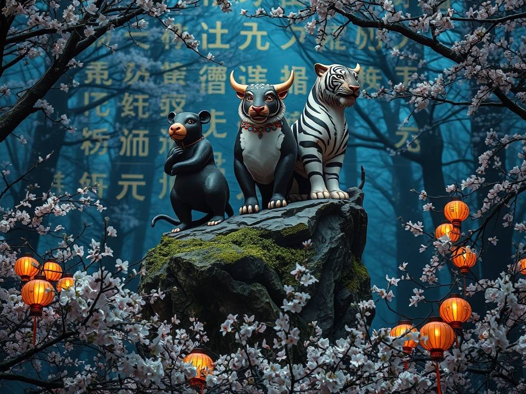 子鼠丑牛寅虎