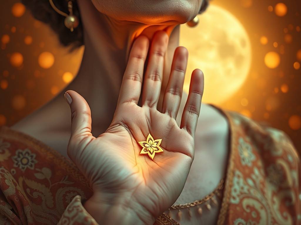 后半生有钱女手相 手颈线清晰现花星