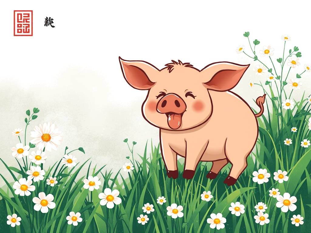 亥猪简笔画
