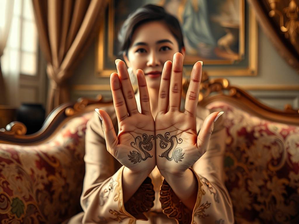 命里有钱人的女人手纹 好命的女人手相富贵