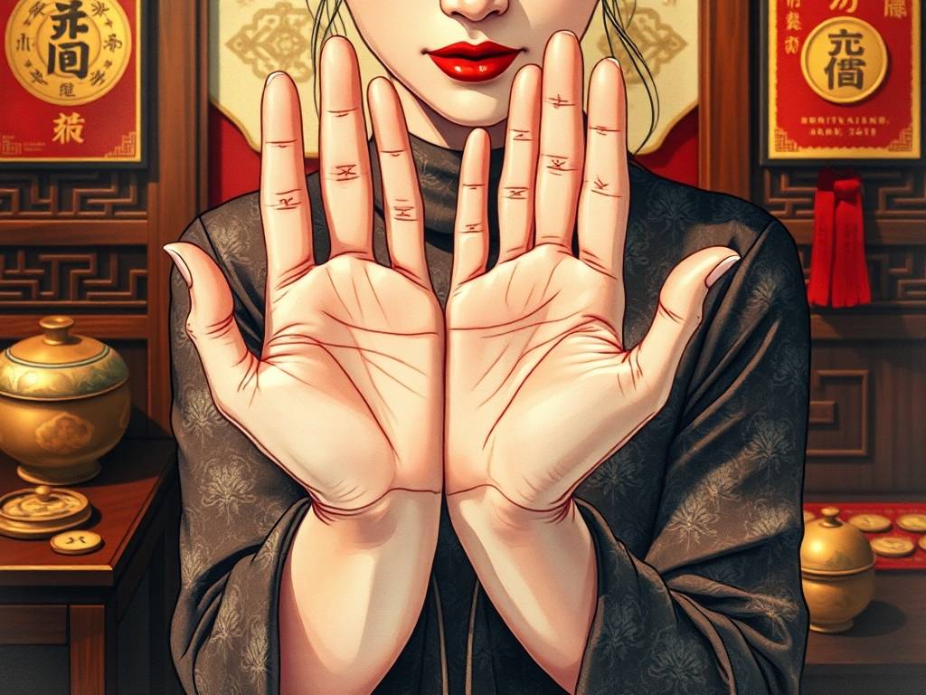 女人手相如何看出是否富贵 女人有财的手纹图