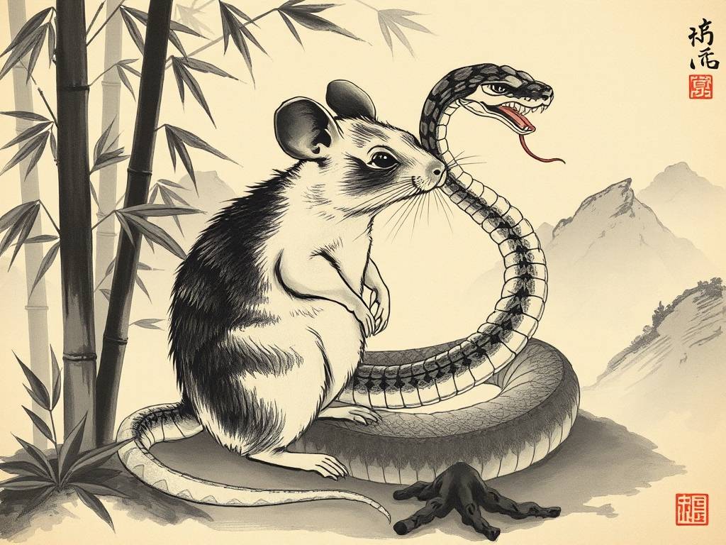 子鼠巳蛇