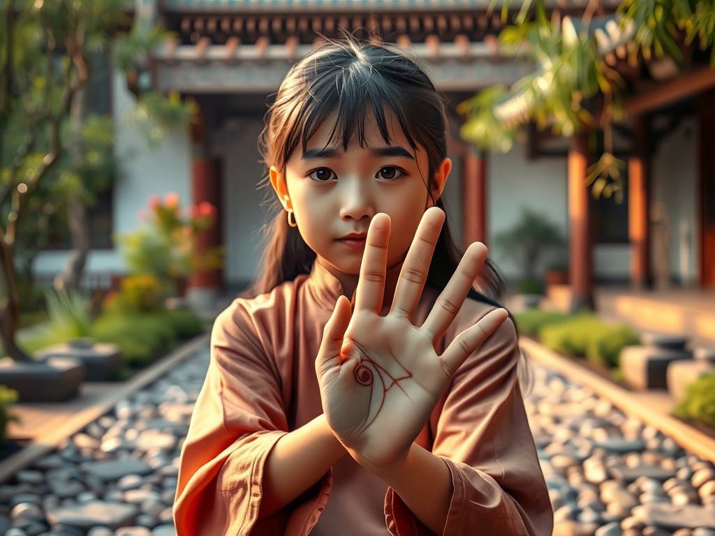 手相极好的女孩 大拇指有夫子眼命中带有贵人