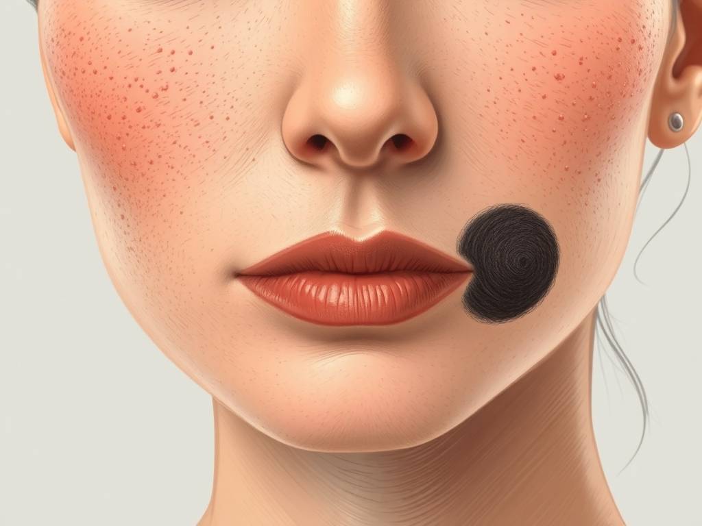 面部哪些痣必须点掉图解 人中的痣影响生育