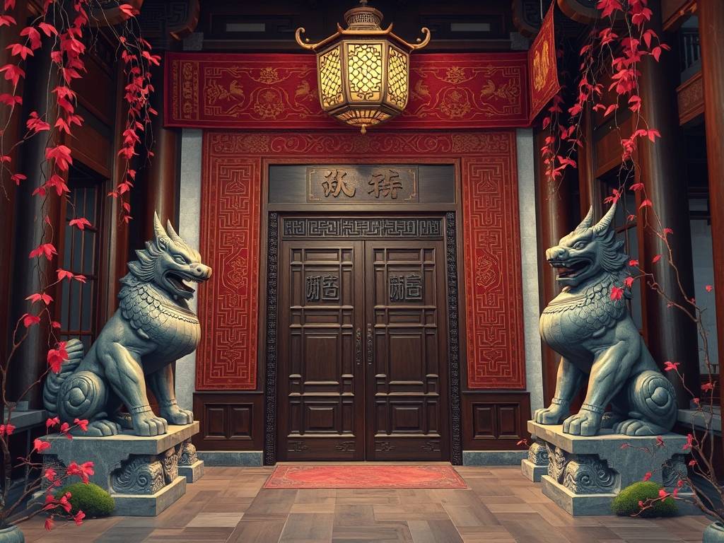 正对入门玄关5图片