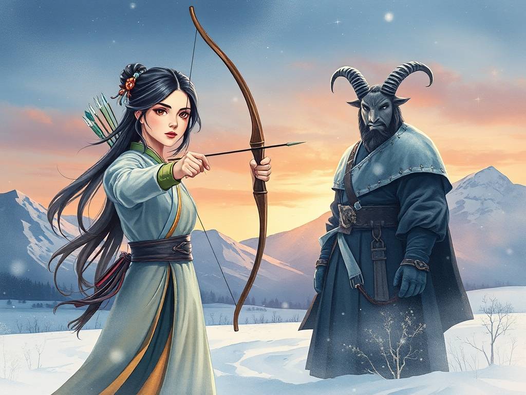 射手女和摩羯男在一起怎么样？一个闹一个笑