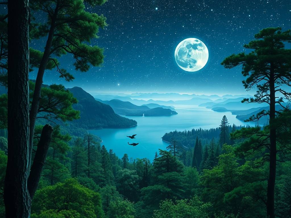 梦见自然风景很美