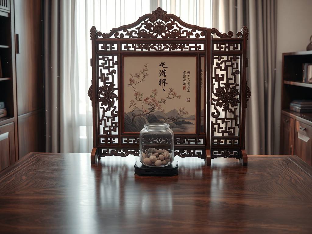 桌面屏风摆件风水