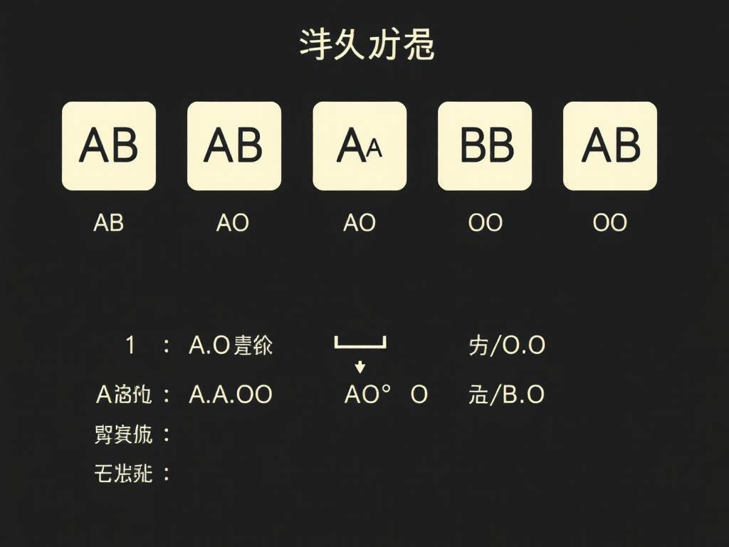 ab型血和o型血的孩子是什么血型