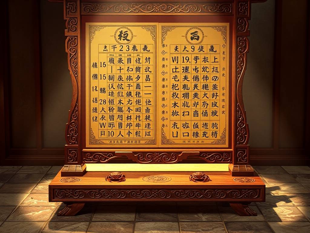 八字运势对照表
