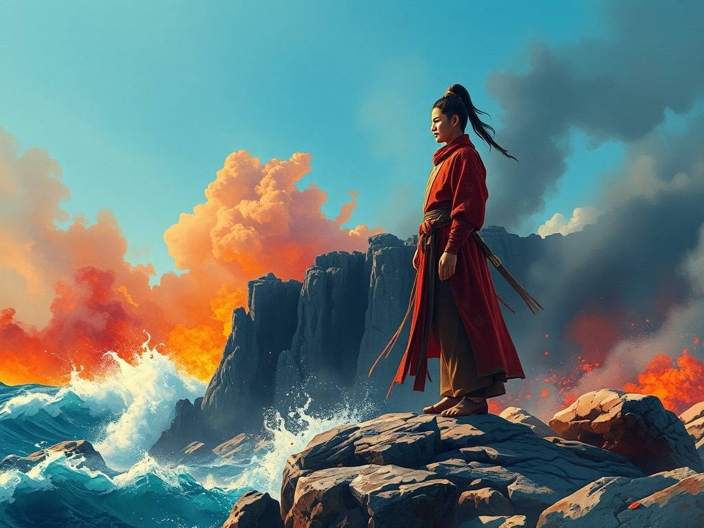 水瓶座：纵然烽火赤壁，狼烟四起，也愿临风而立，予你一生不离！