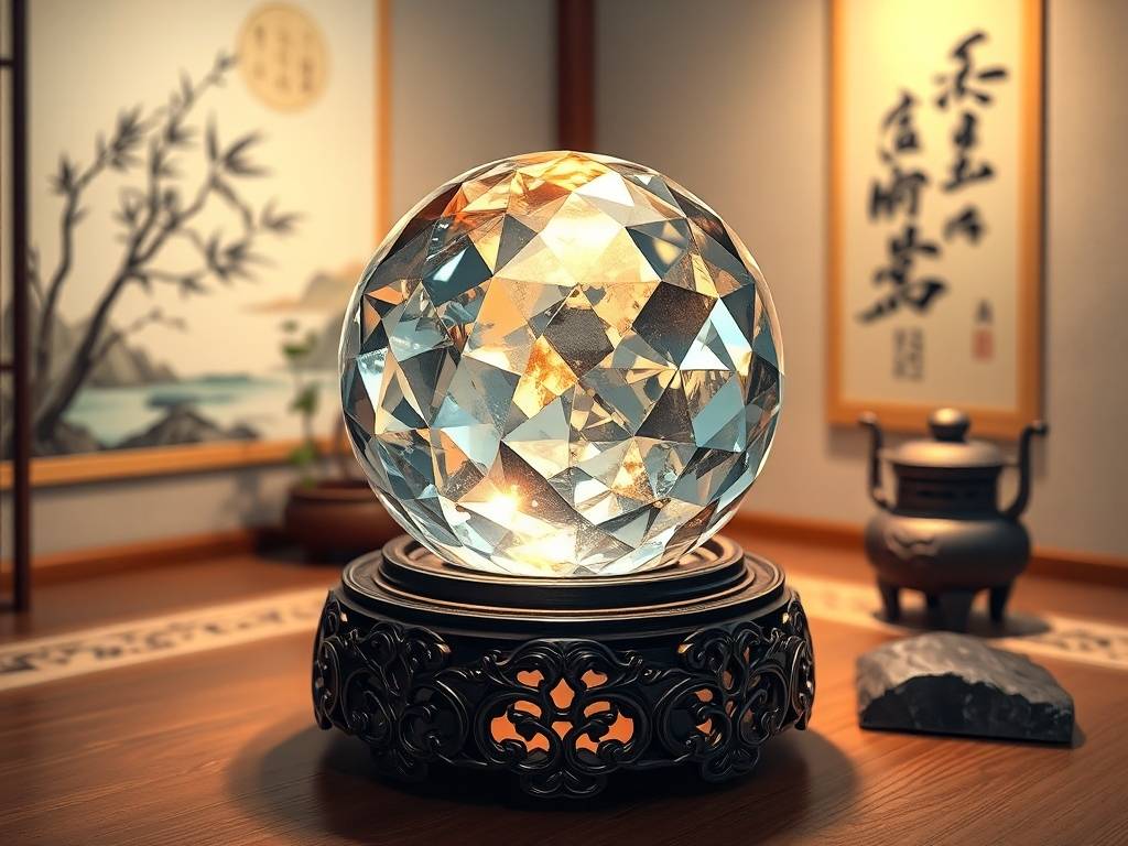 水晶球摆件风水