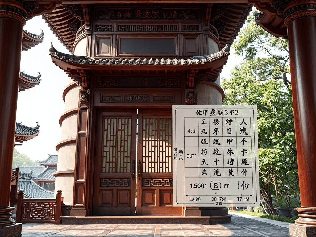 大门的风水尺寸对照表