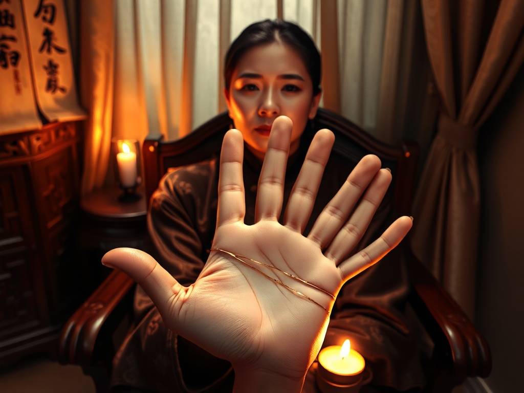 财运线穿过感情线