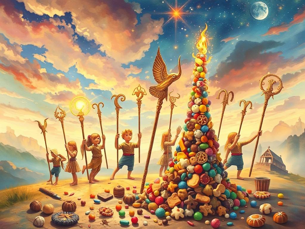 十二星座的魔法棒，双鱼座回到过去，摩羯座吃不完的零食
