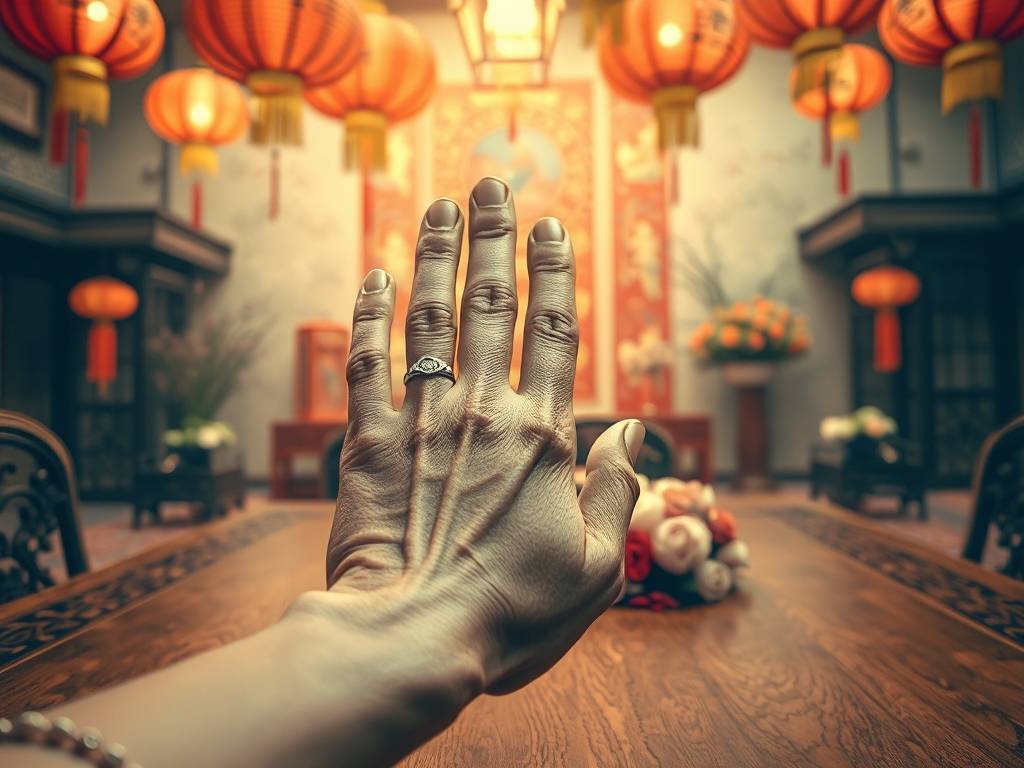 婚姻线长