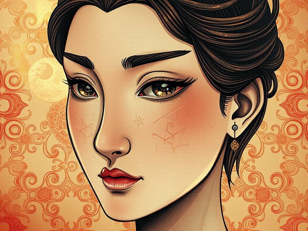 人体面相十二宫图图片