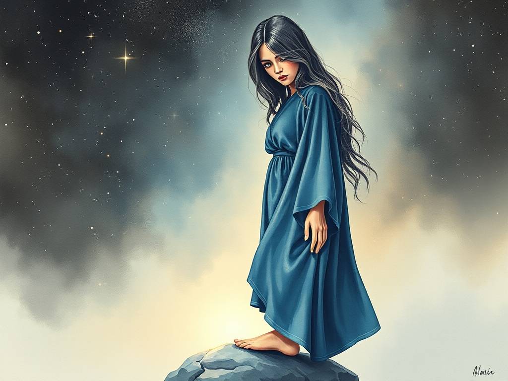 摩羯水瓶交界的女人