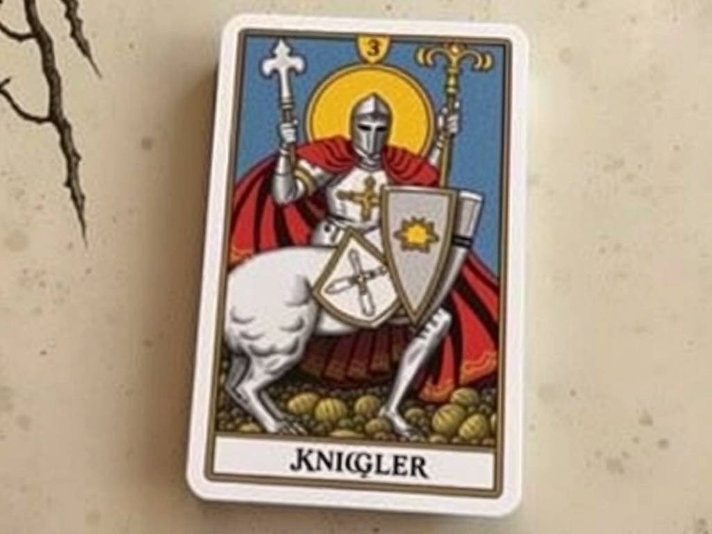 塔罗牌星币骑士(正位/逆位)牌意解读