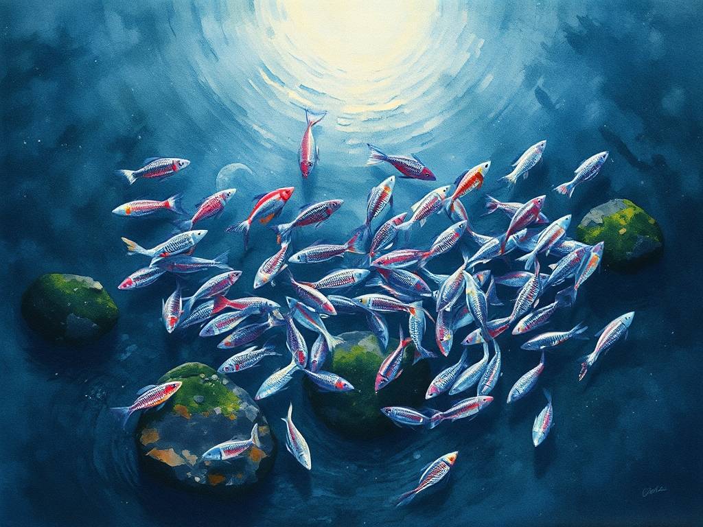 梦见许多小鱼