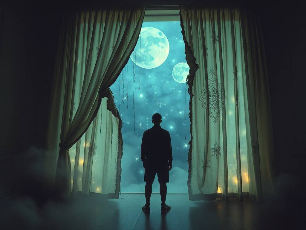 梦见窗帘坏了