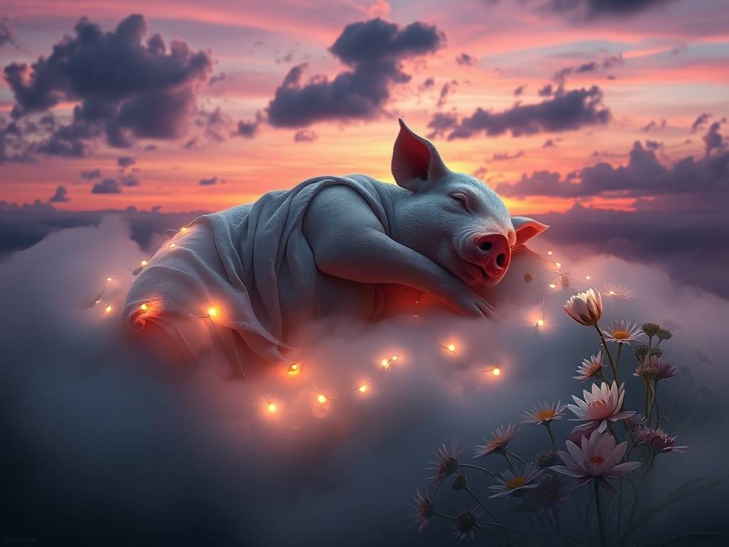梦见猪肠子，寓意未来境遇安泰身心健全
