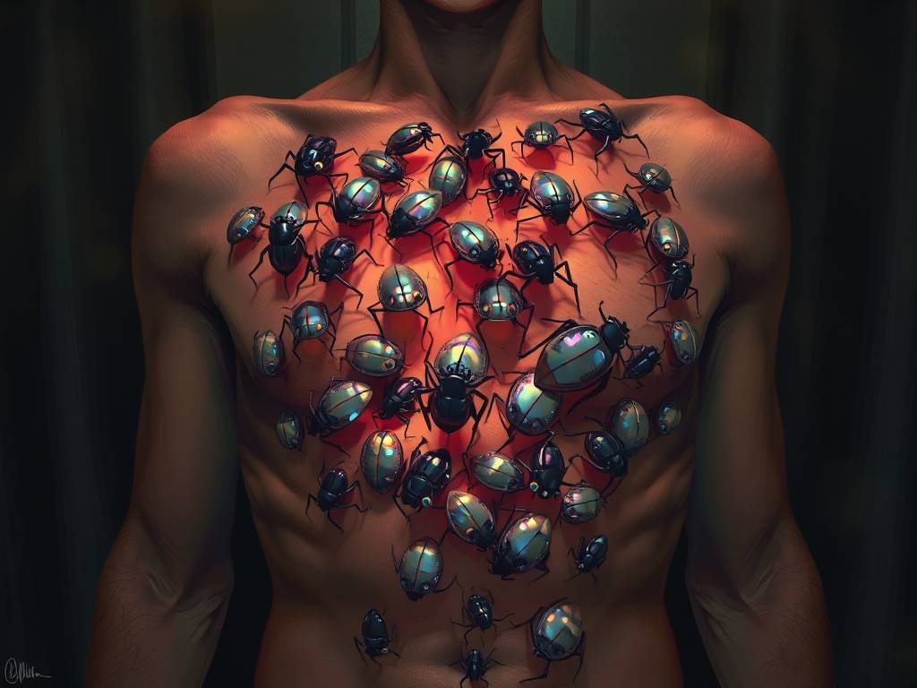 梦见身体里爬出好多虫子