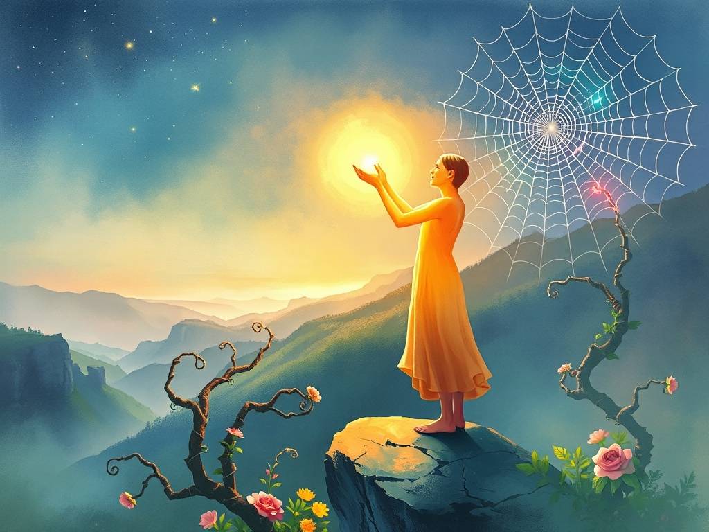 幸福在向你招手！做梦梦见蜘蛛网缠身