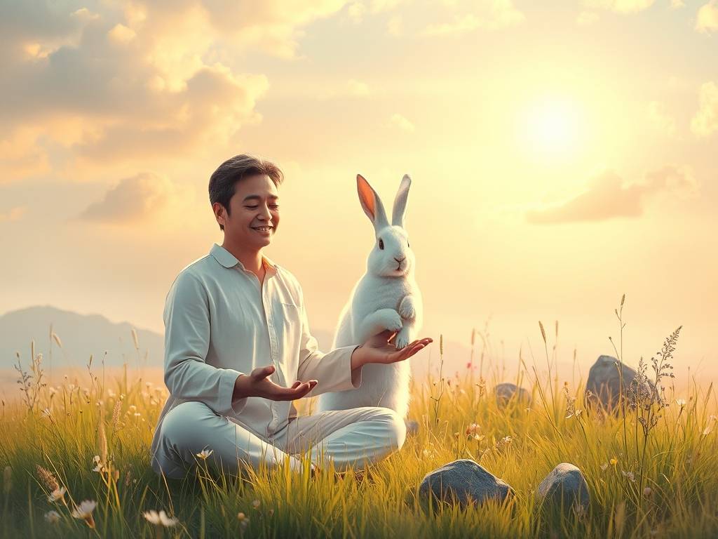 梦到抓一只白色的兔子 可能预示着将与友人重逢