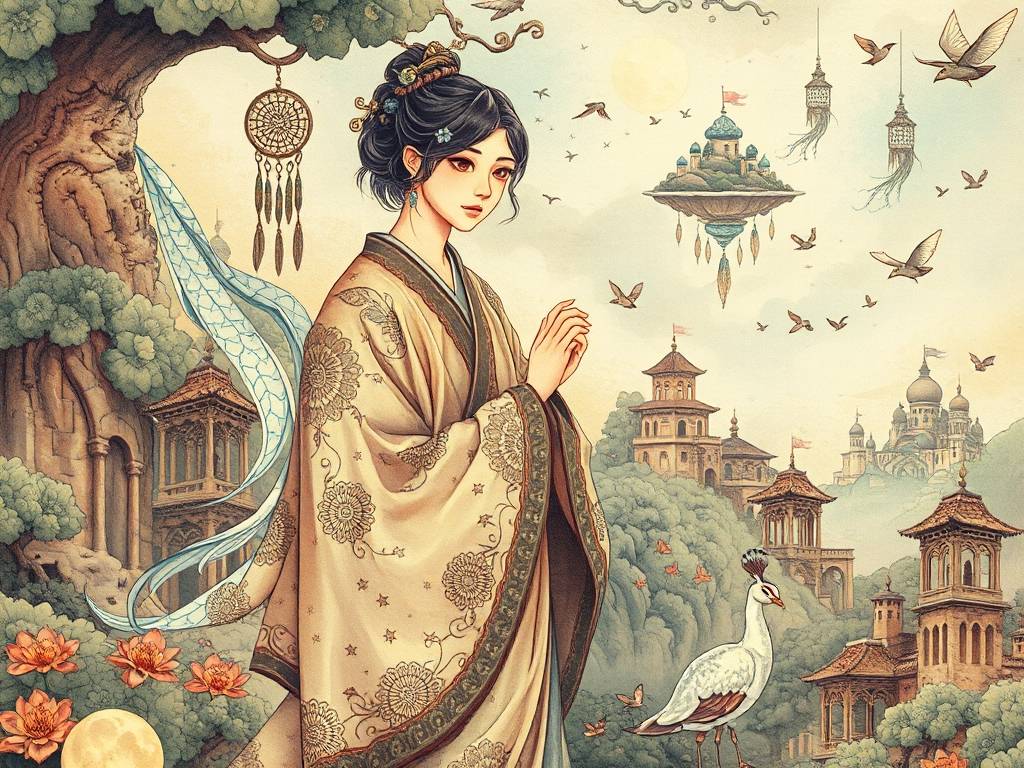 梦文化手抄报简单又漂亮