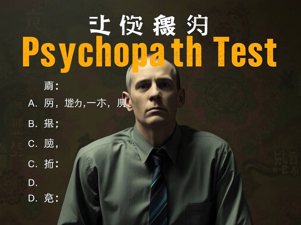 精神变态测试psychopath题目带答案