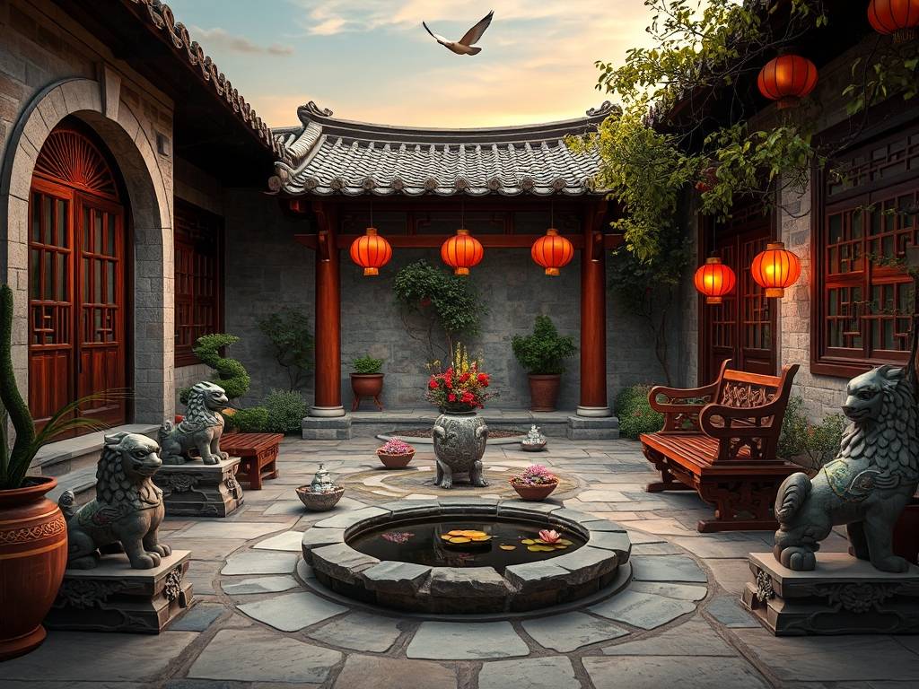 一楼小院布置经验风水禁忌