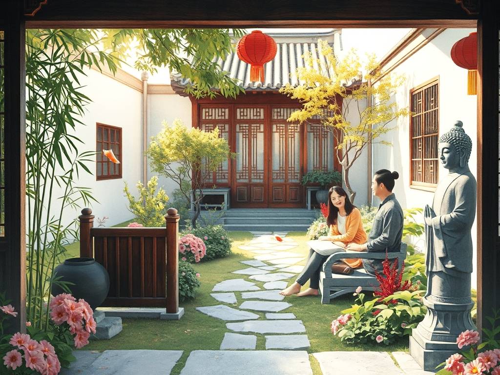 一楼小院布置经验风水禁忌