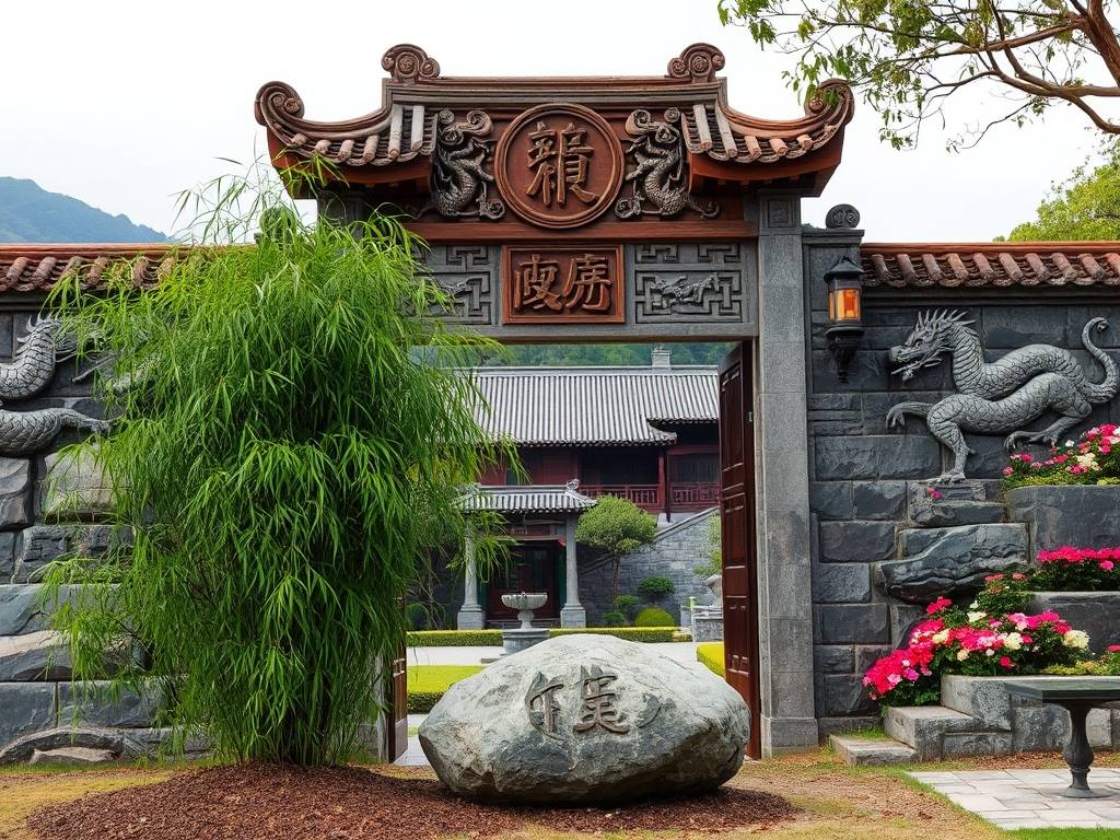 自建房围墙大门风水