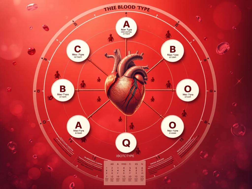 血型之间的关系图