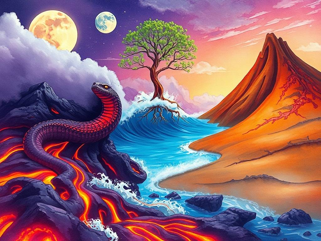 梦境中的五大元素