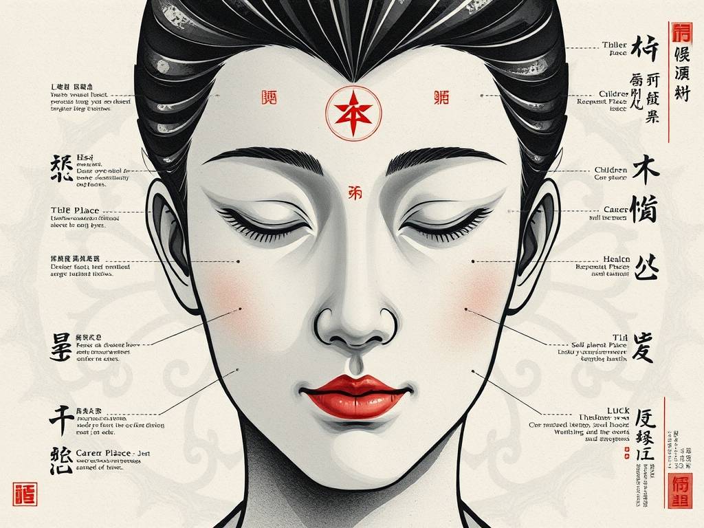 面相十二宫分布图