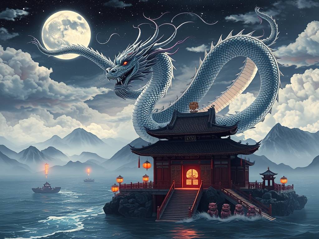 梦见天上青龙