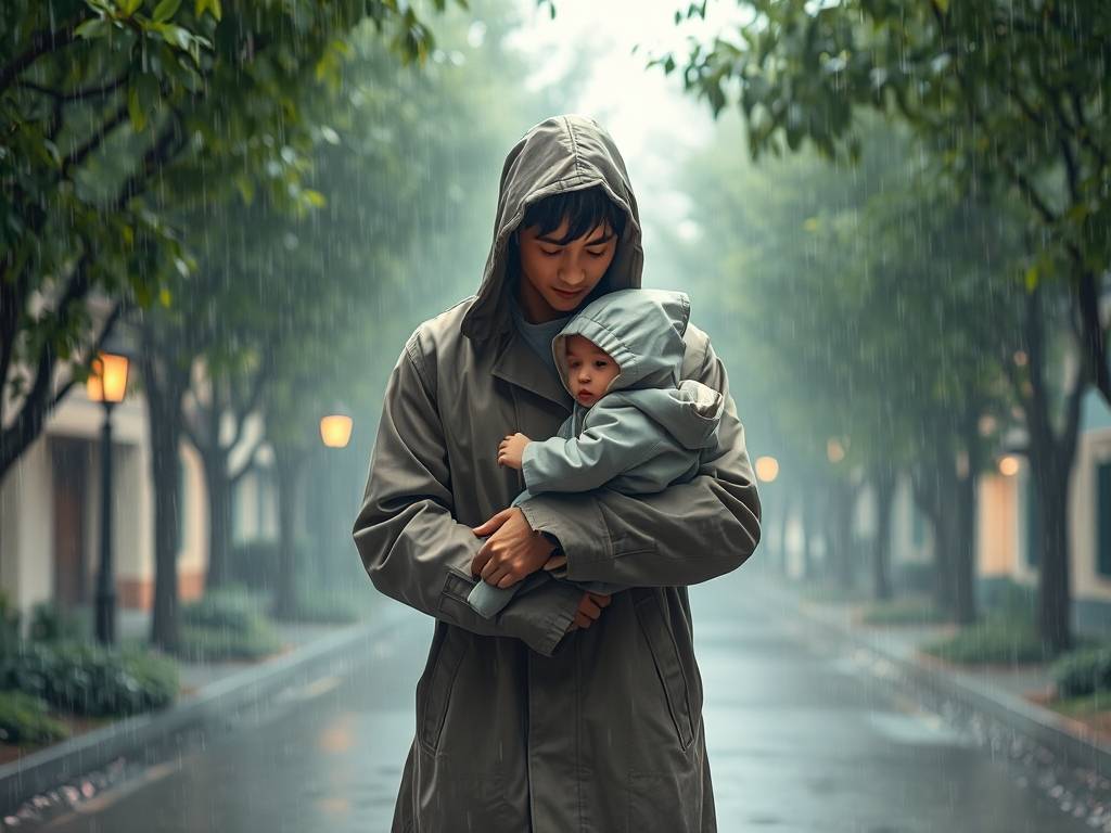 梦见下雨抱着孩子要注意什么