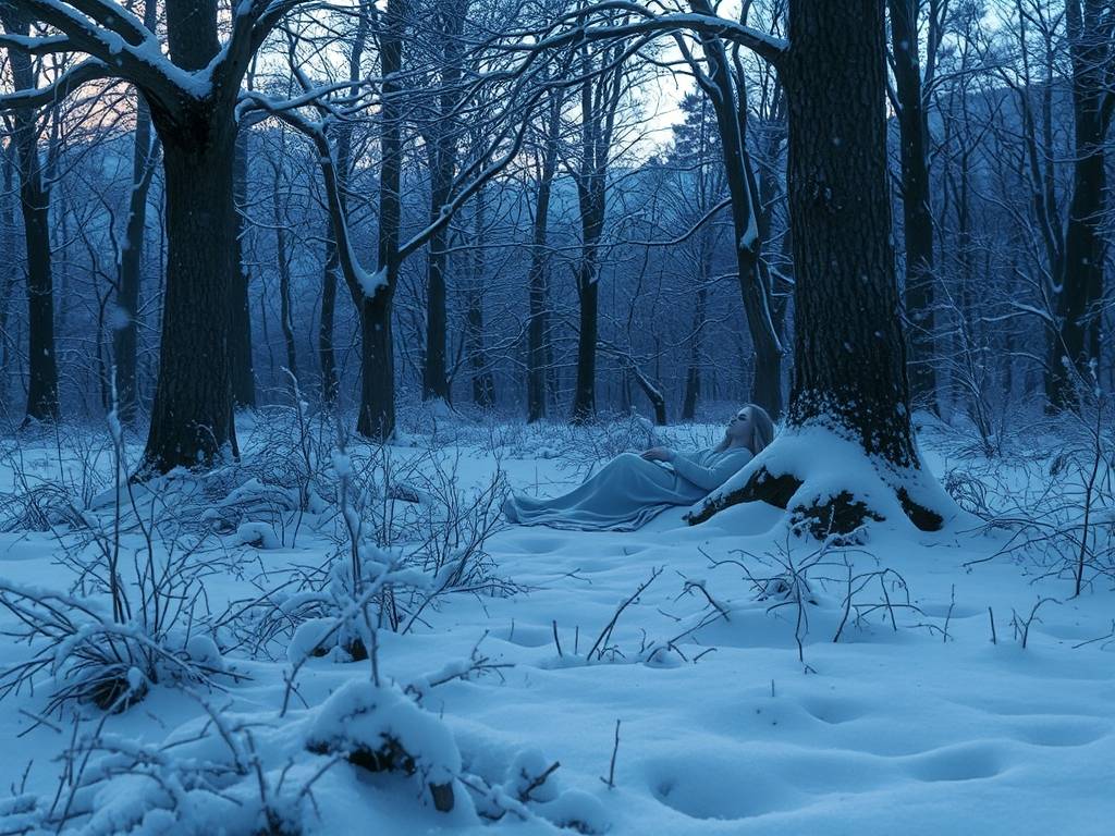 梦见下雪结冰