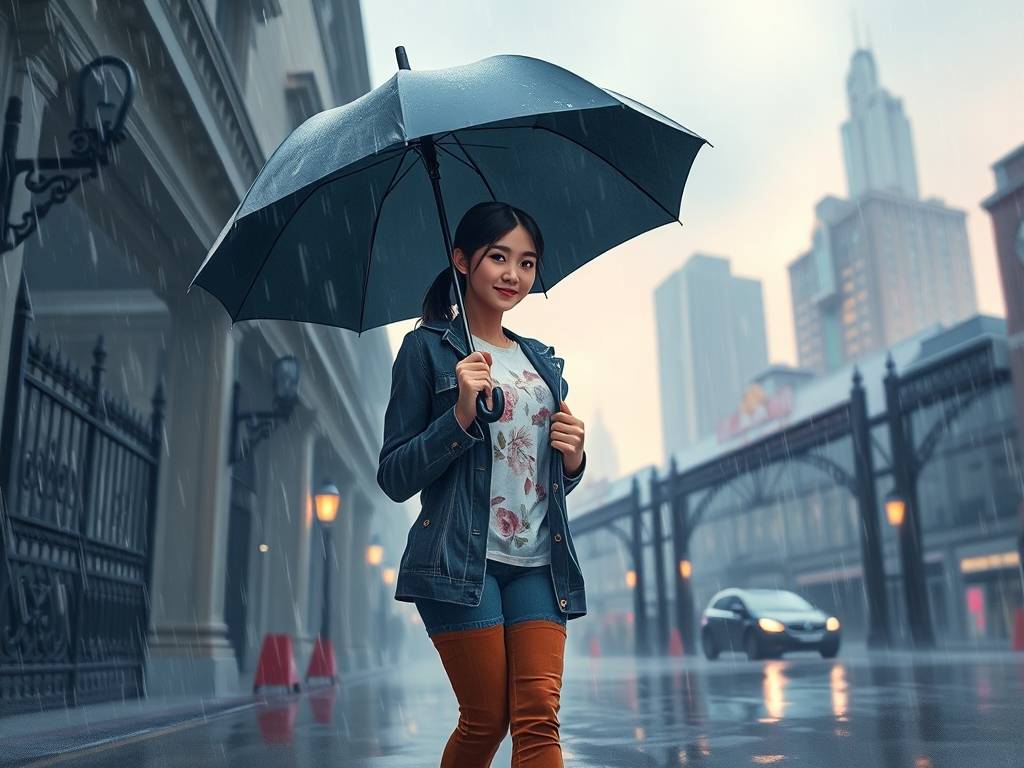 梦见下雨打伞，梦见雨中打伞