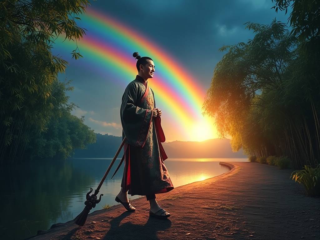 梦見(jiàn)跨越彩虹