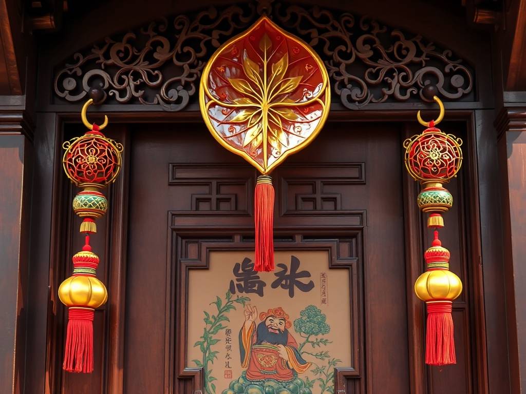 大门上(shàng)挂什么辟邪镇宅 门上(shàng)挂平安结能保平安