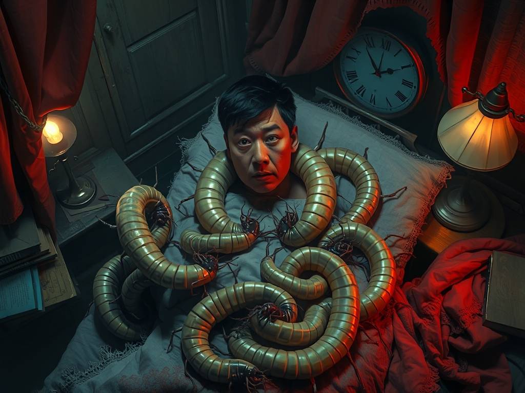 梦见蜈蚣缠身，最近可能遇到麻烦事吗