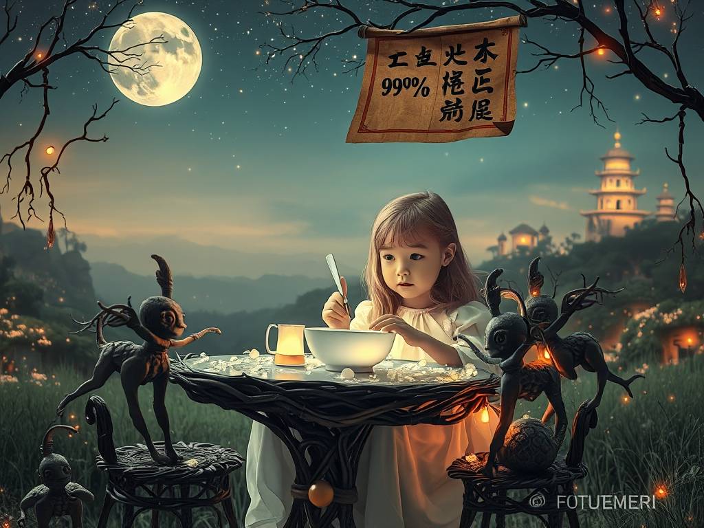 做梦梦见小女孩吃饭，吉凶指数99！