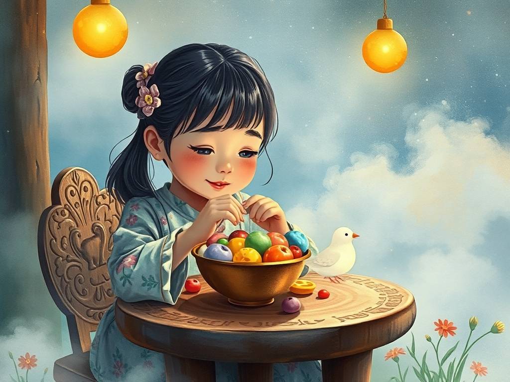 做梦梦見(jiàn)小女孩吃东西，脱离当前困境