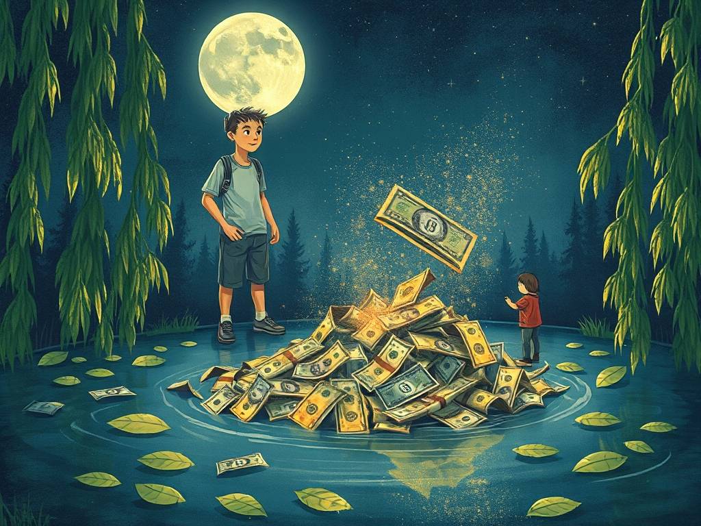 梦见捡钱分给别人何解？吉凶指数99！