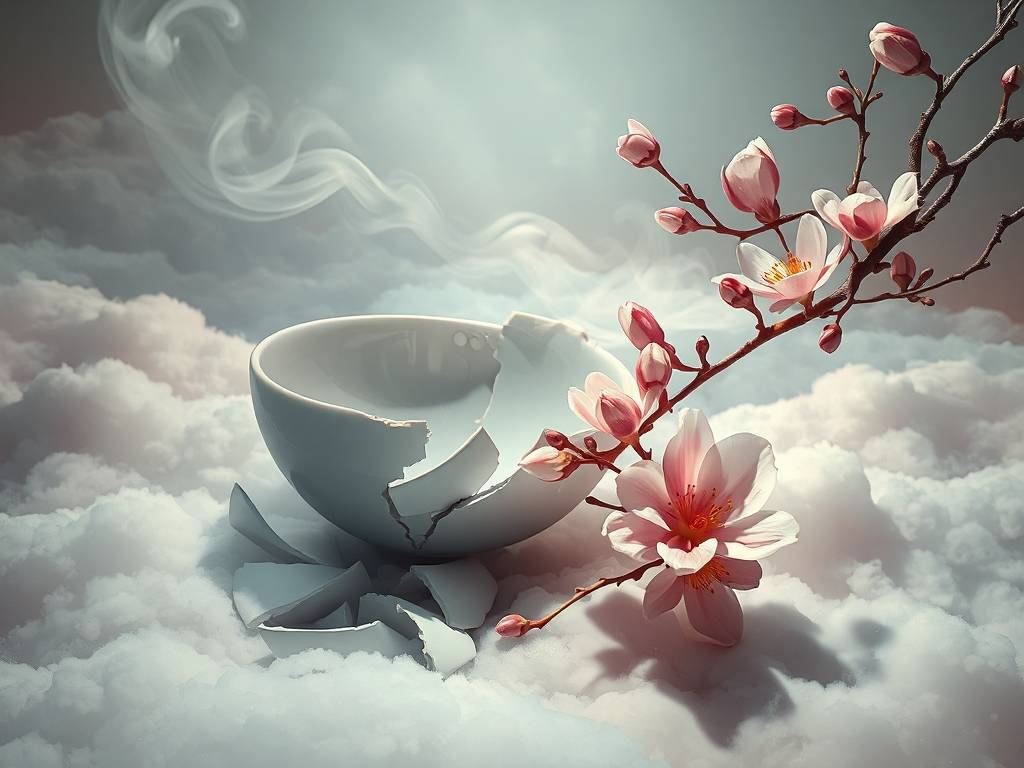 梦见吃饭的碗破了暗示？桃花在正南方(fāng)