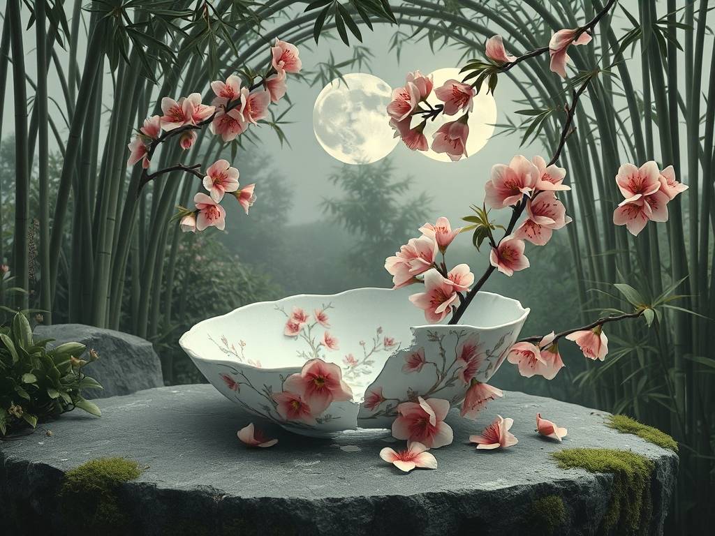 梦见吃饭的碗破了暗示？桃花在正南方(fāng)